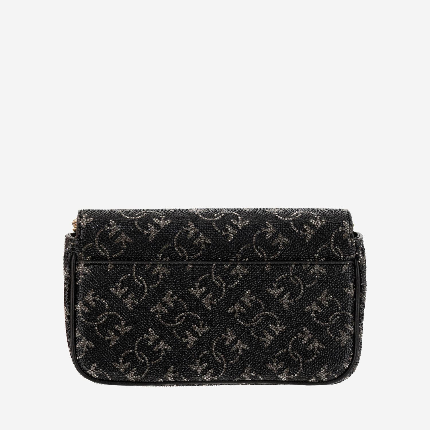 Shop Pinko Love One Shoulder Bag In Black