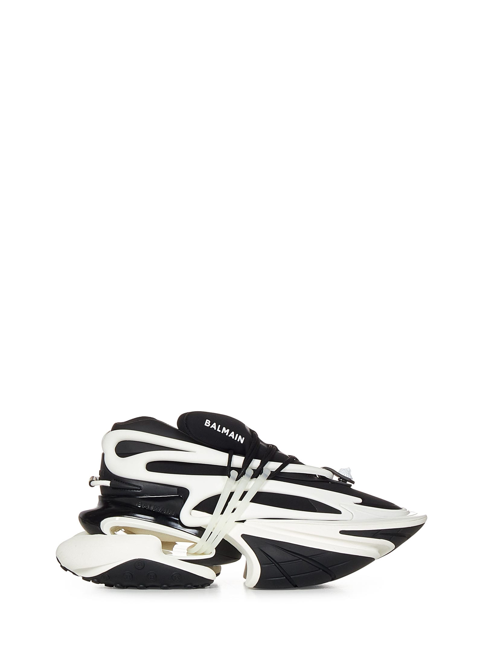 Shop Balmain Paris Unicorn Sneakers In White