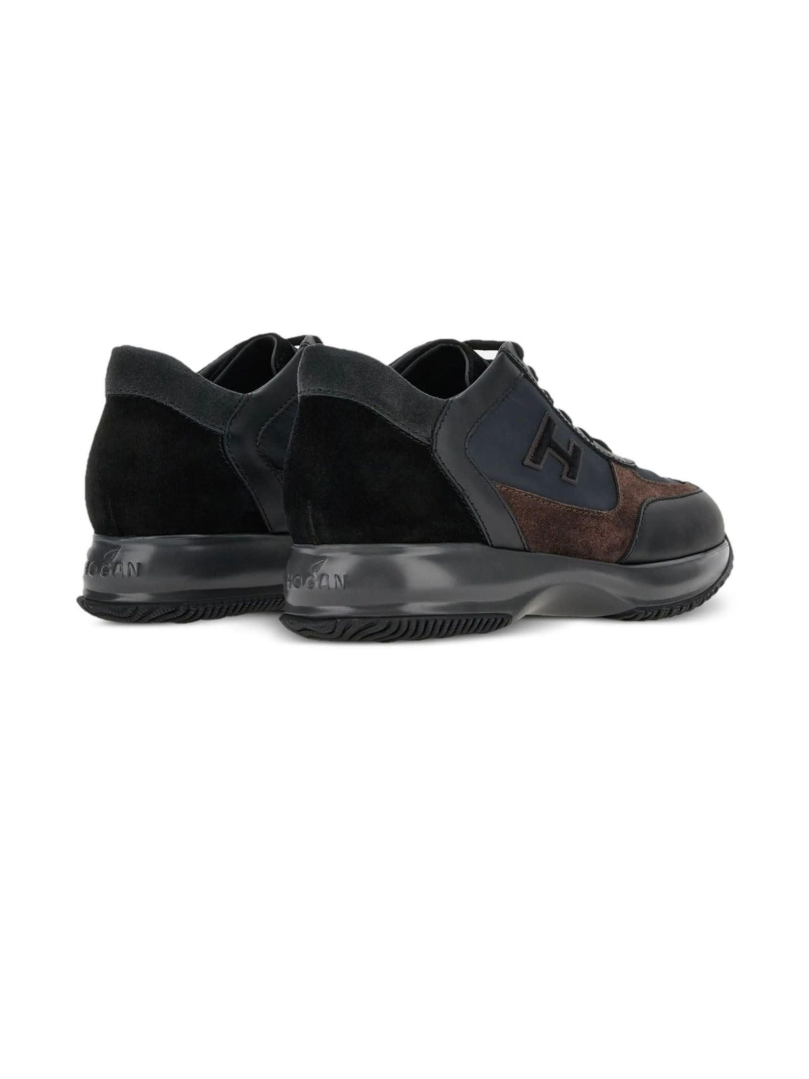 Shop Hogan Sneakers Black