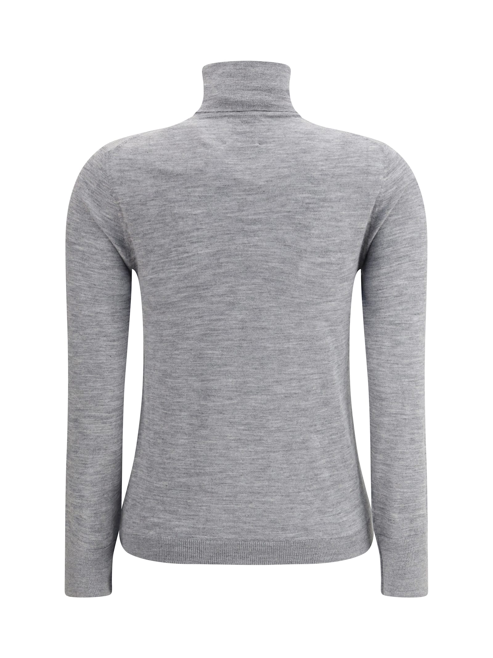 Allude Cashmere Turtleneck Sweater In Gray