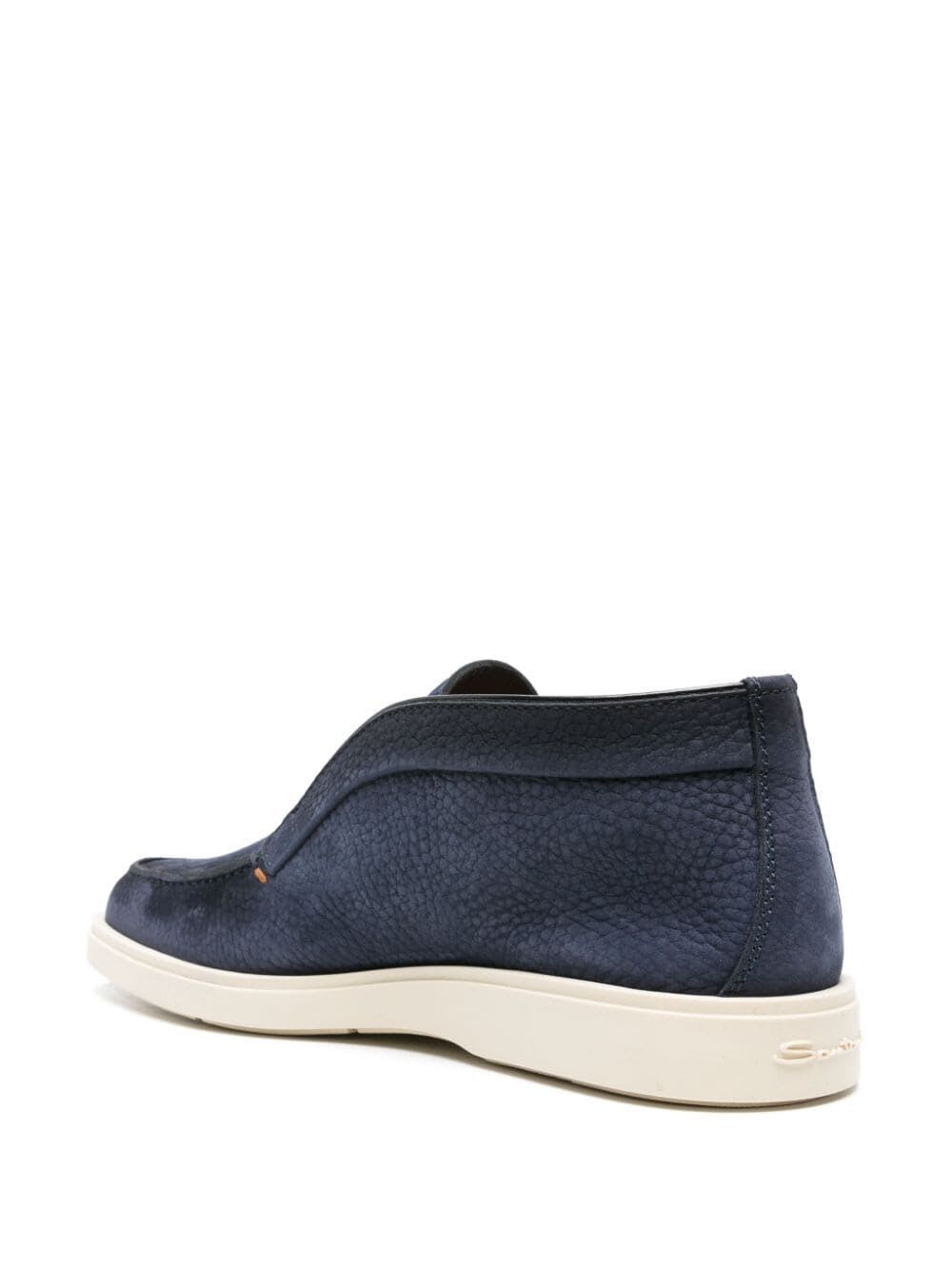 Shop Santoni Digits Loafers In Blue