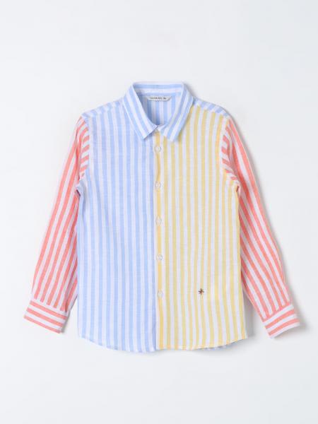 Shop Manuel Ritz Camicia A Righe Multicolor
