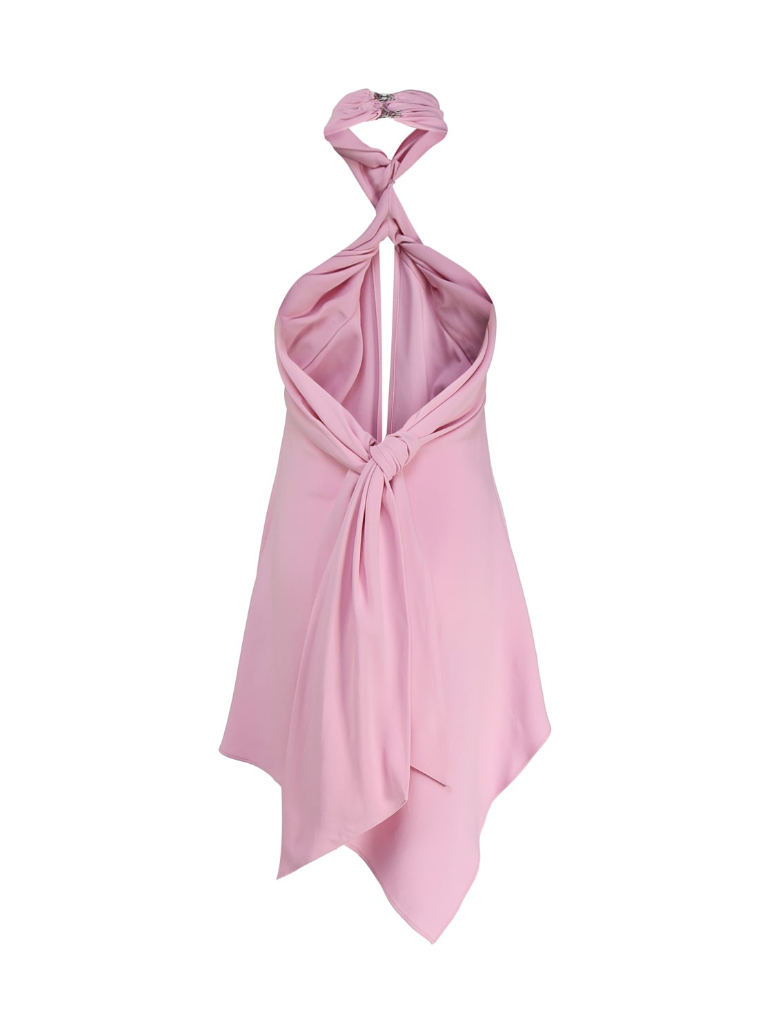 Shop Attico Becky Mini Dress In Pink