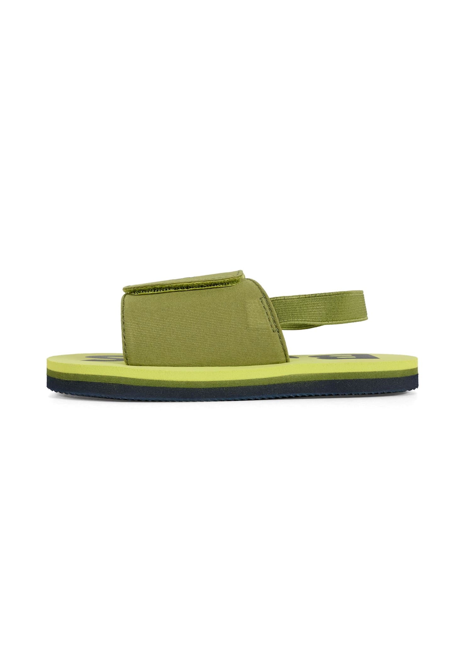 Hugo Boss Green Sandals For Baby Boy And Boy With Logo In Green