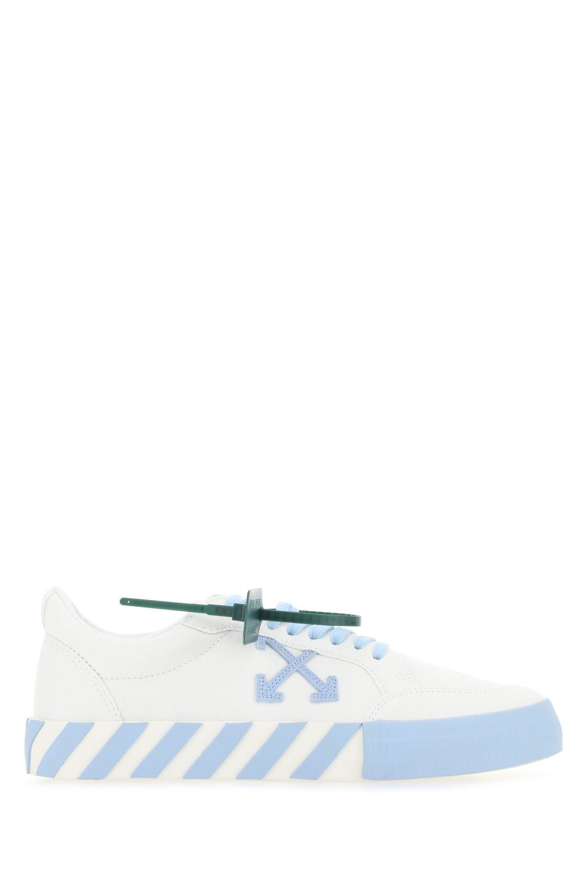 Off-White White Leather Vulcanized Sneakers