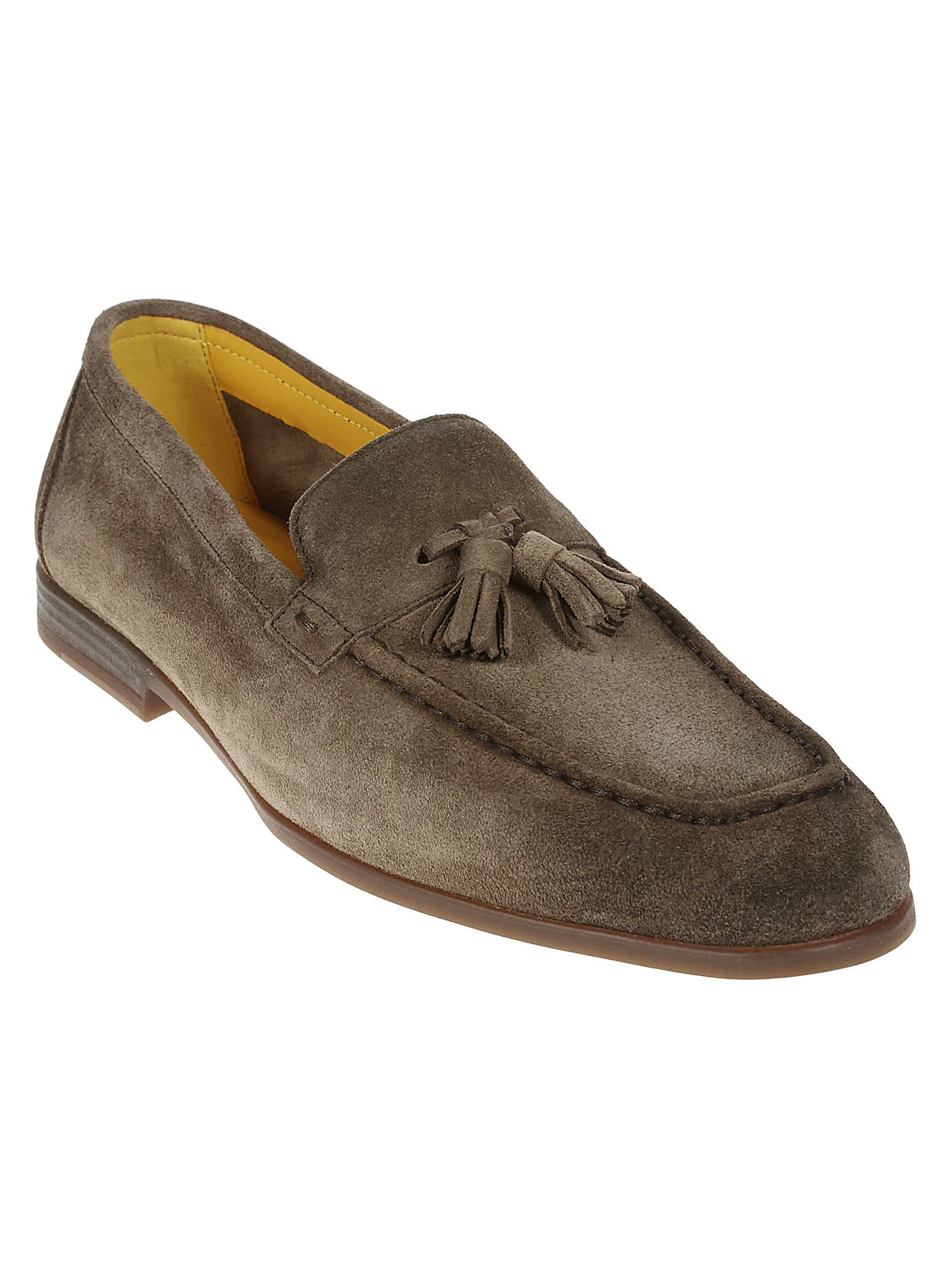 Shop Doucal's Tassel Loafer In Duke Caffe