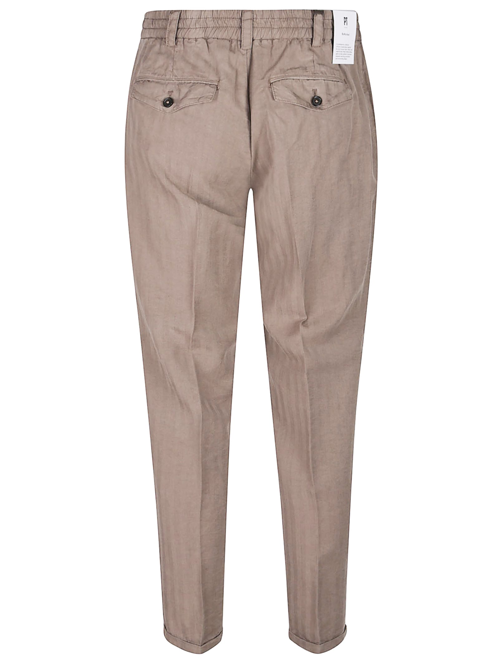 Pt Torino Elastic-waistband Trousers