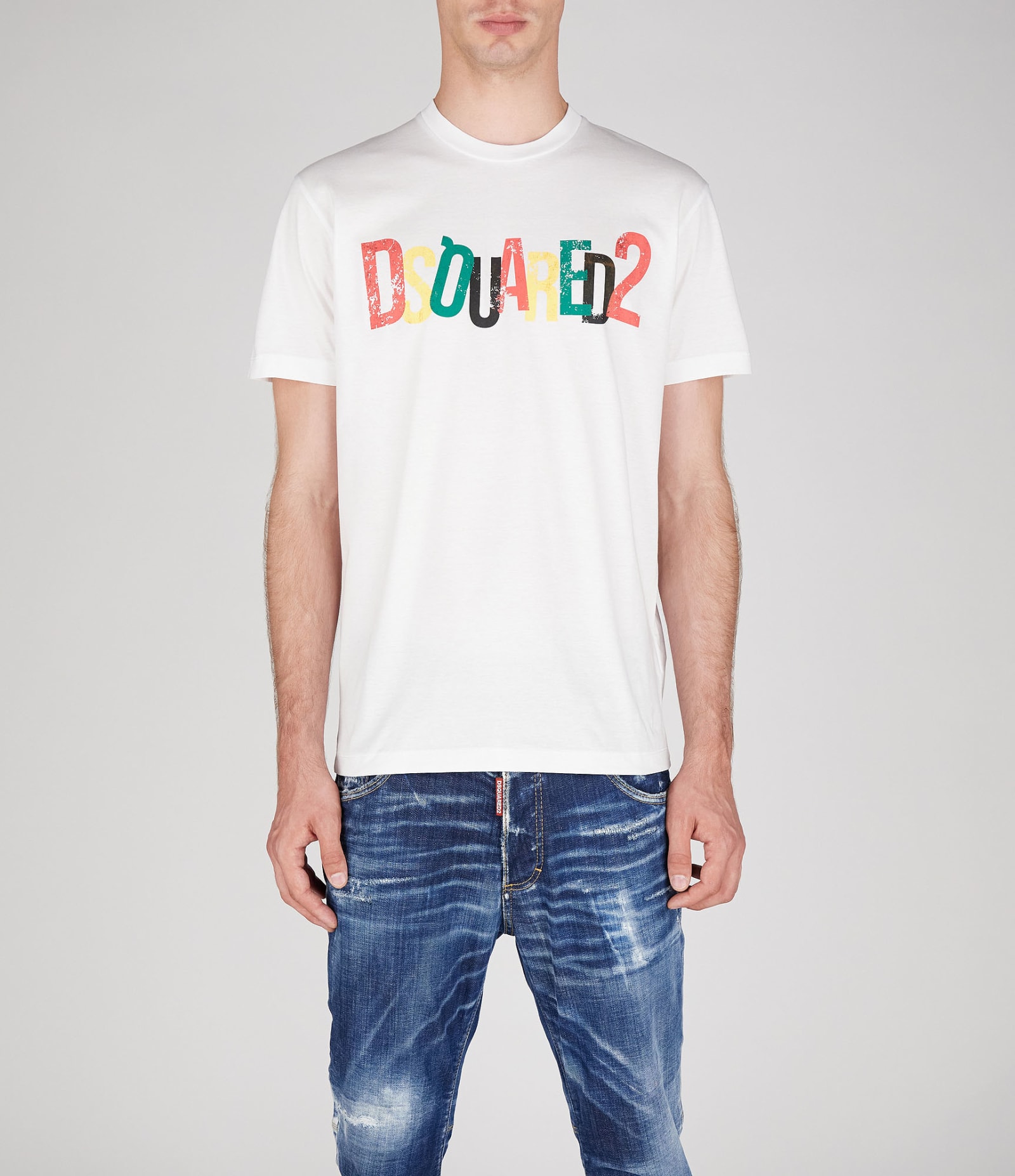 Shop Dsquared2 T-shirts In White