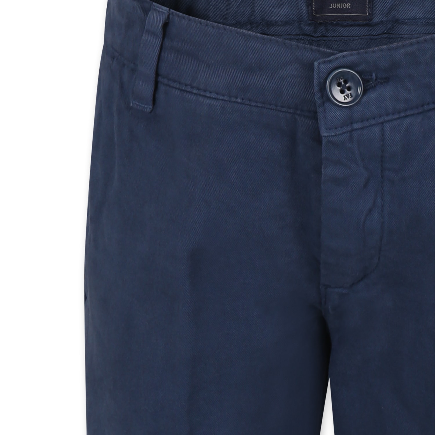 Fay Blue Trousers For Boy With Logo In Blue
