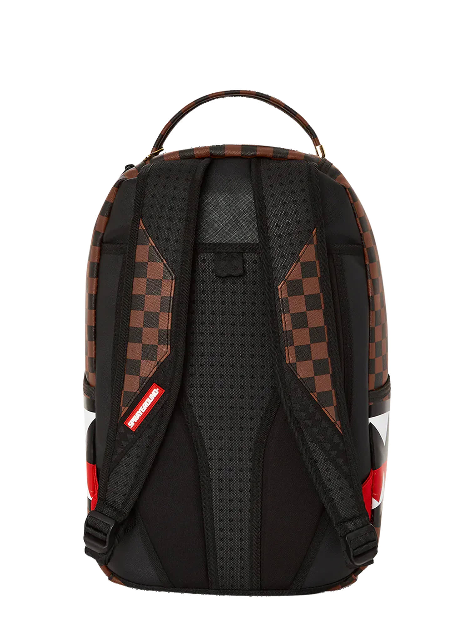 Sprayground Lvr Edition Small Logo Printed Backpack in Red for Men