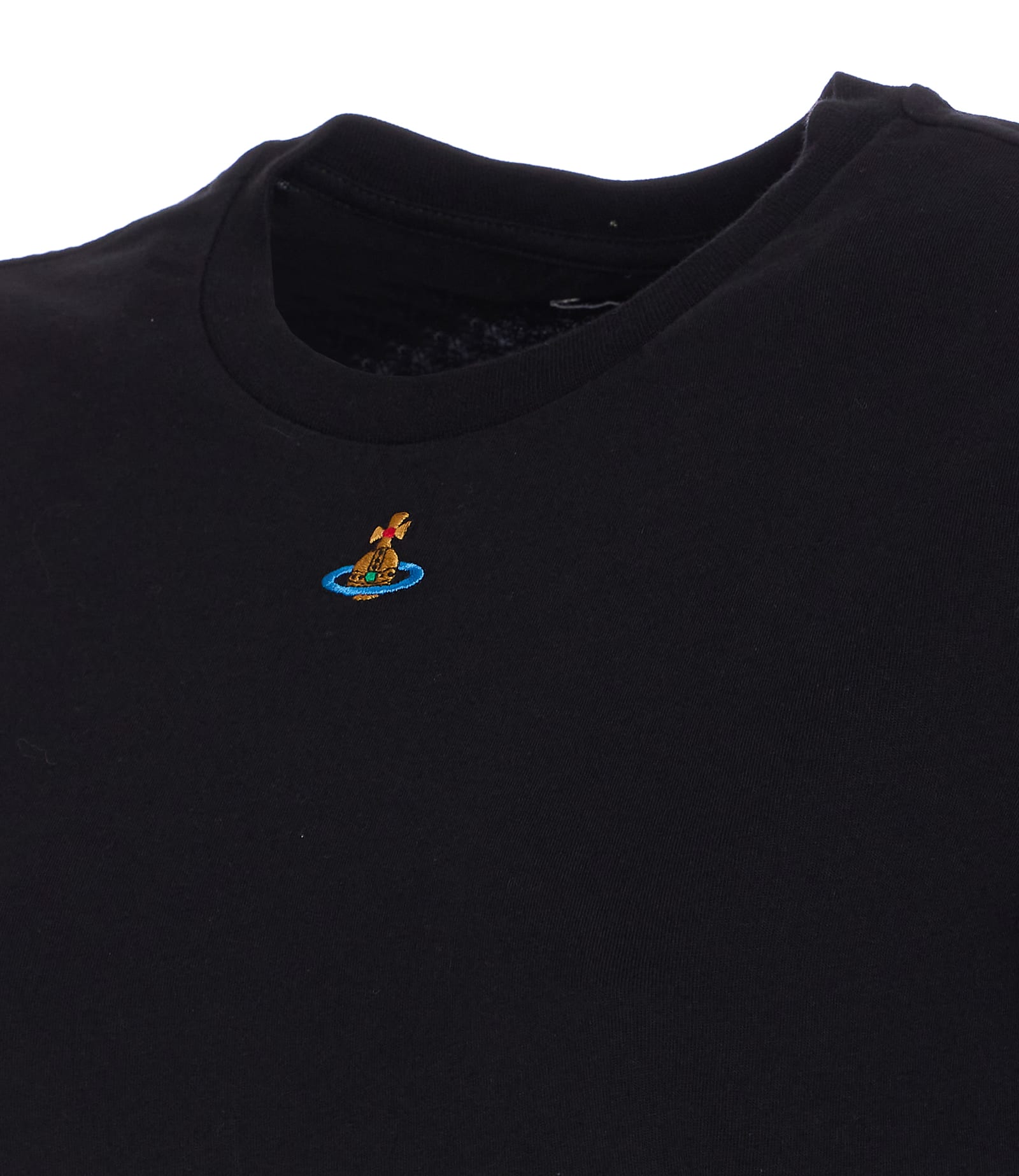 Shop Vivienne Westwood Orb Peru T-shirt In Black