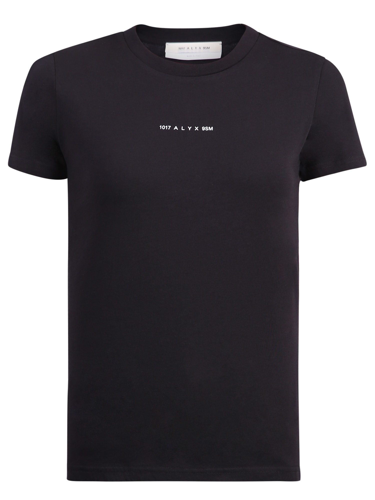 Shop Alyx Branded T-shirt In Black