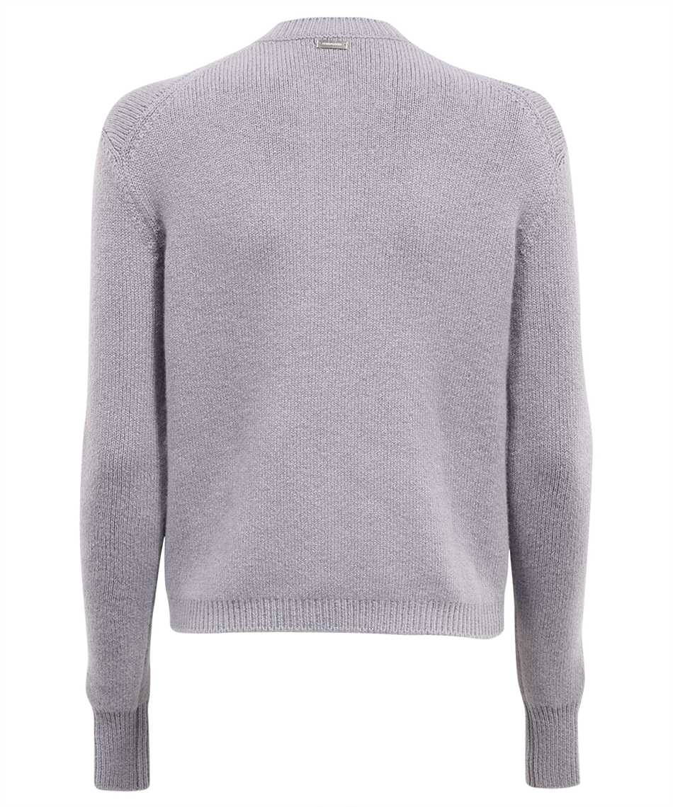 Ferragamo Cashmere Cardigan In Grey