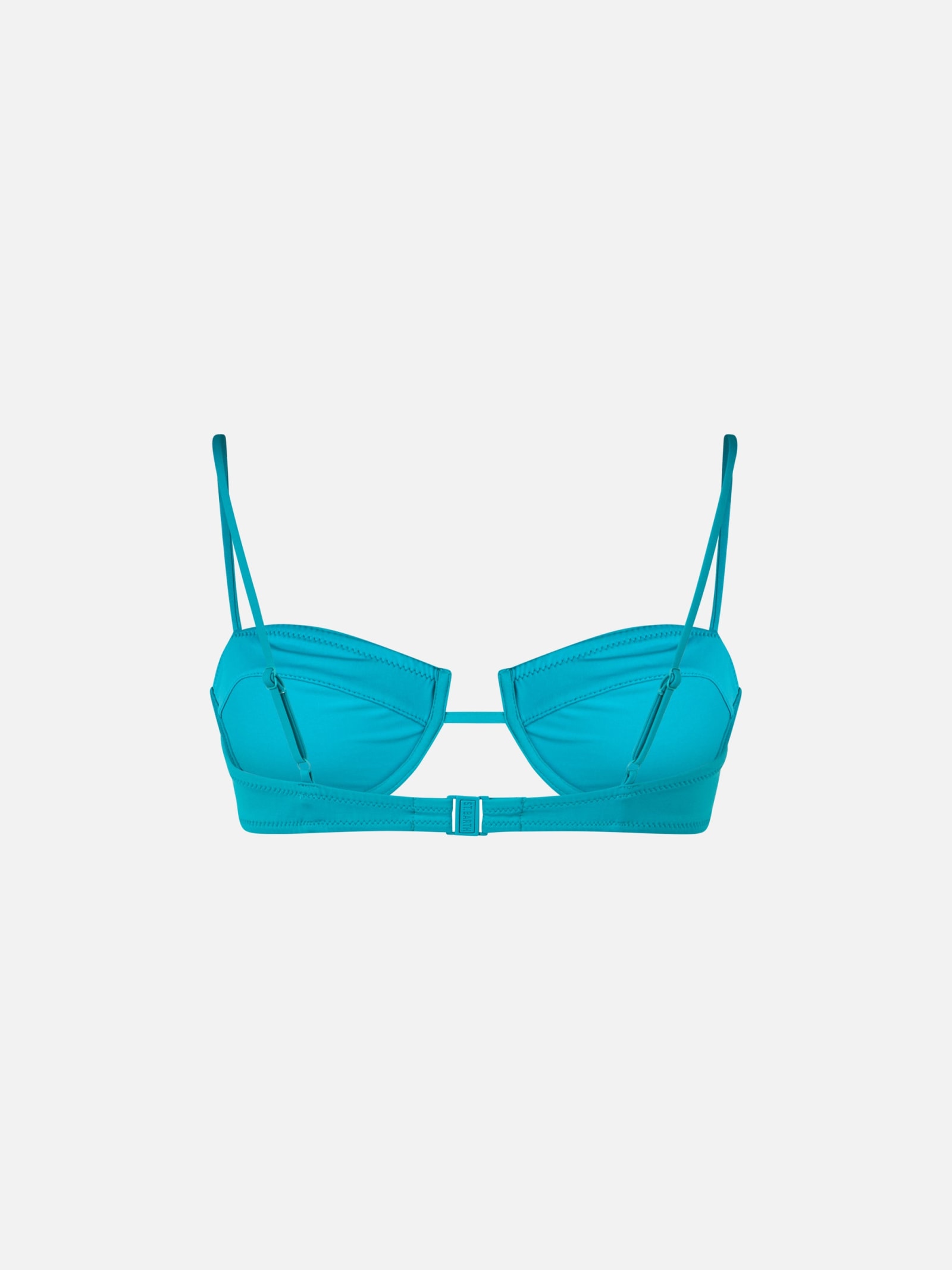 MC2 SAINT BARTH TEAL GREEN SALINA UNDERWIRED BRALETTE TOP