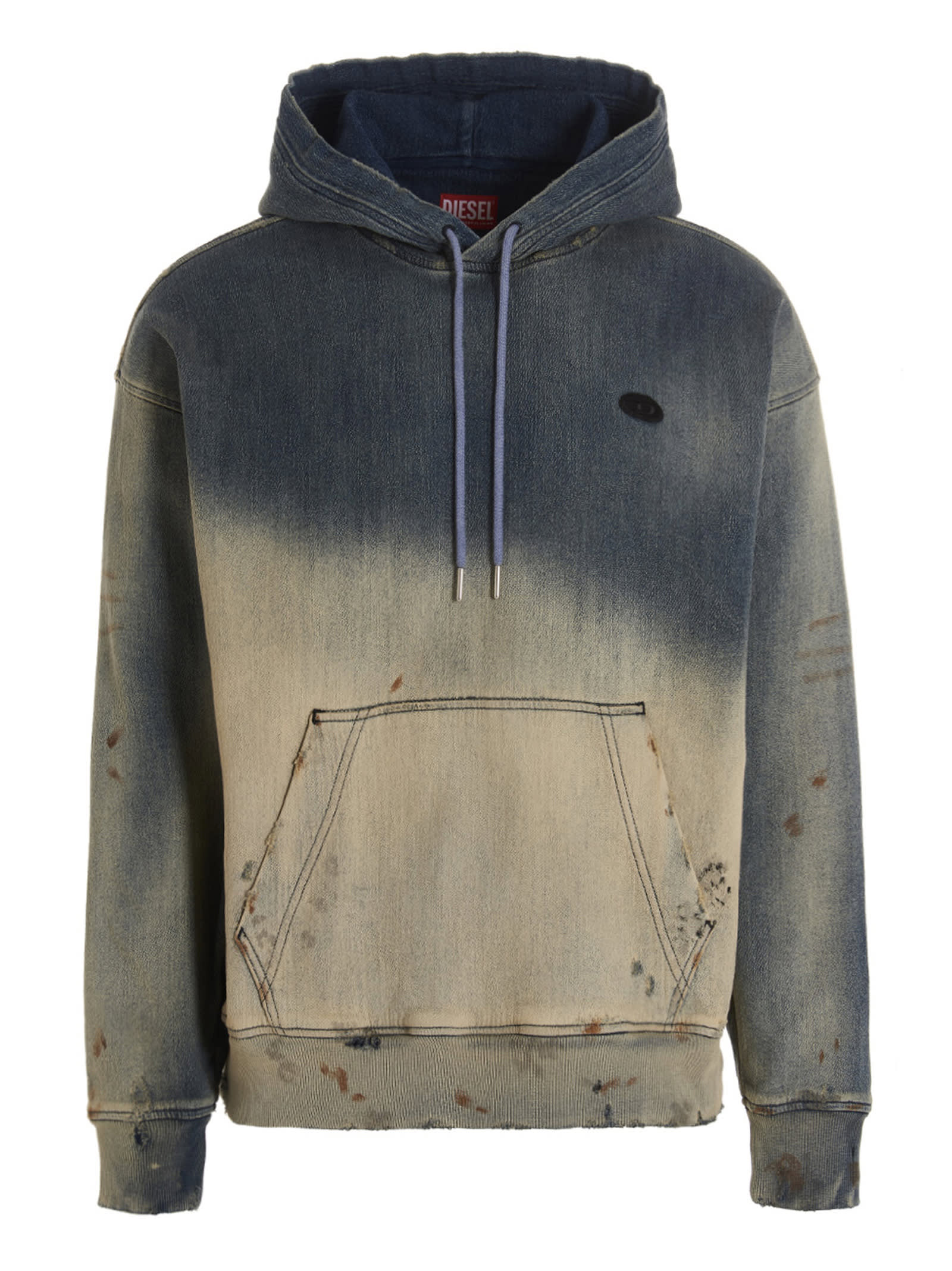 Lpstop Felpa Con Cappuccio In Denim Per Ragazze Adolescenti