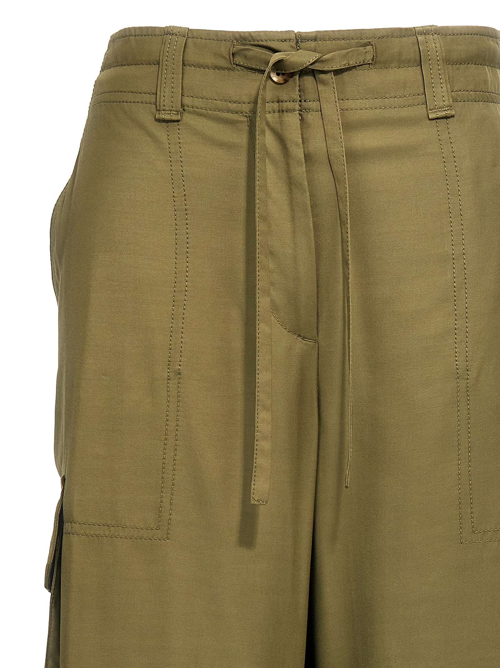 Shop Golden Goose Cargo Trousers In Green