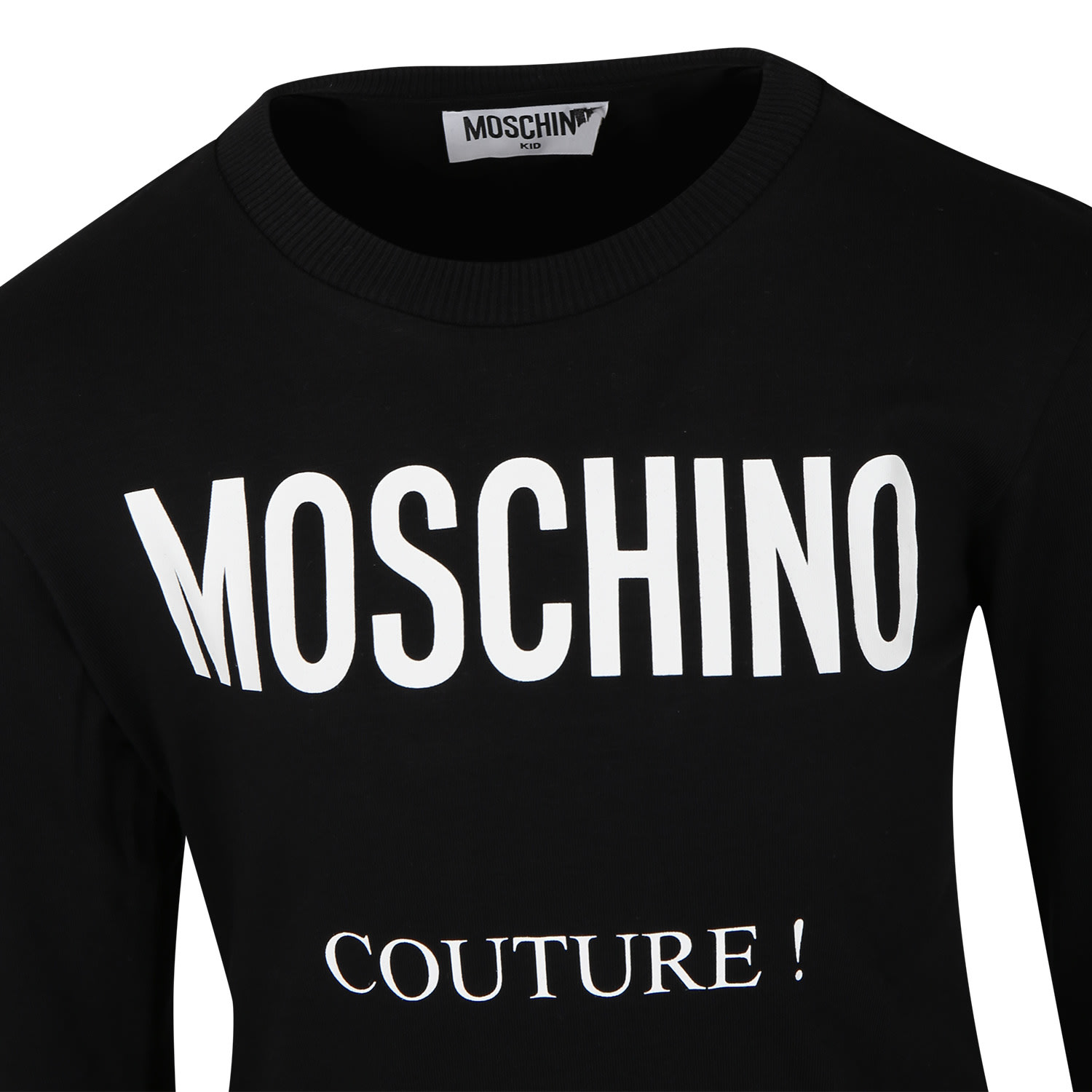 Shop Moschino Black Set For Girl With Logo