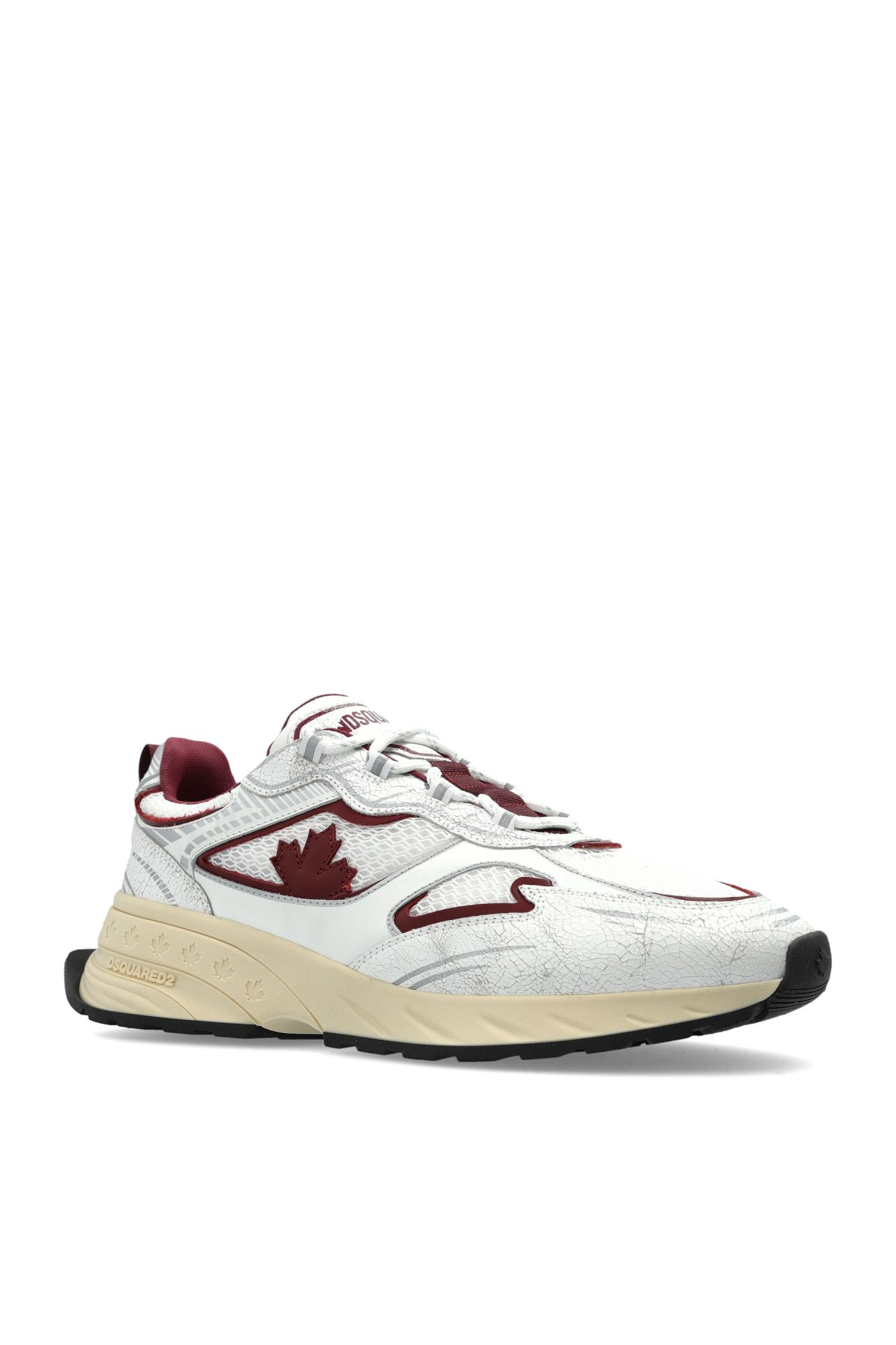 Dsquared2 Sprinter Lace-up Low Top Sneakers In White