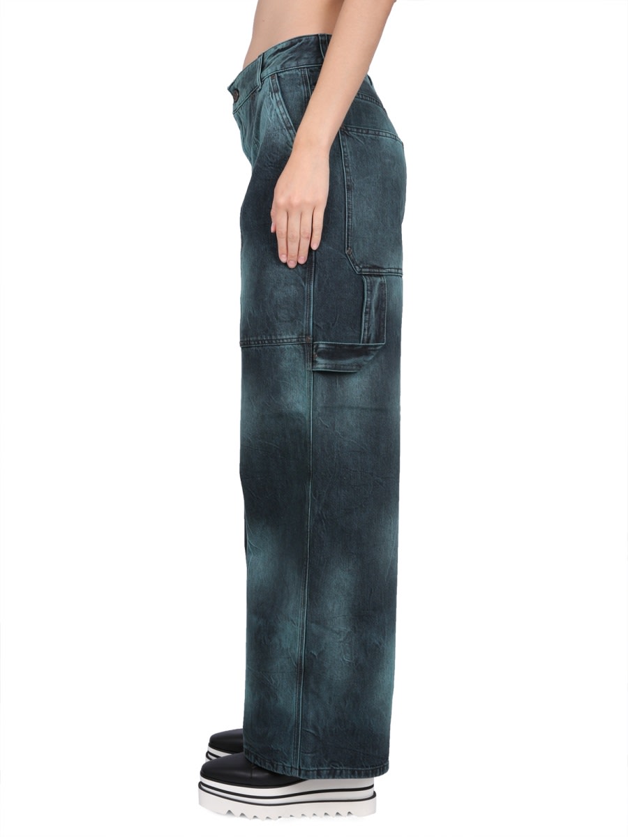 Shop Stella Mccartney Jeans Workwear In Green