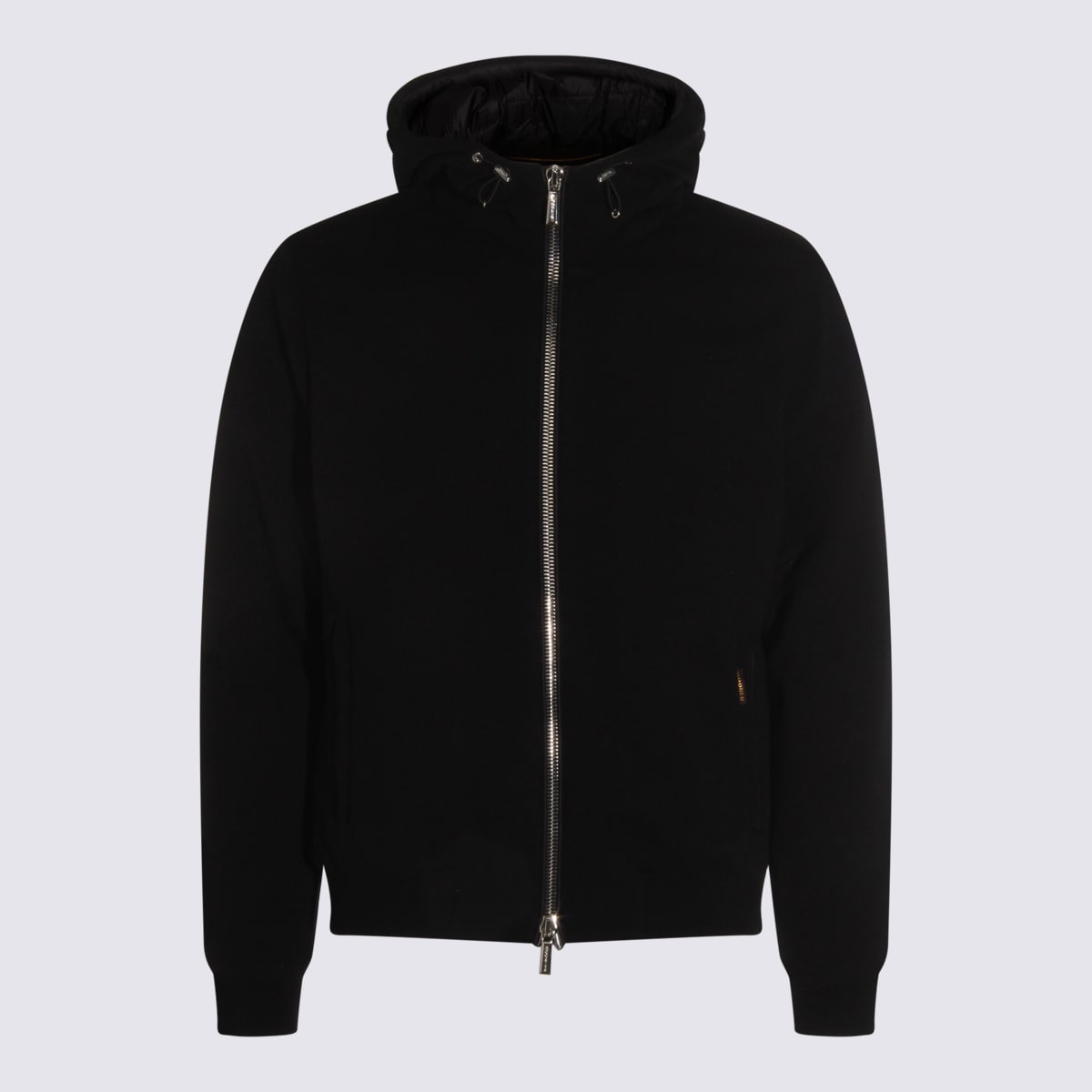Black Wool Down Jacket