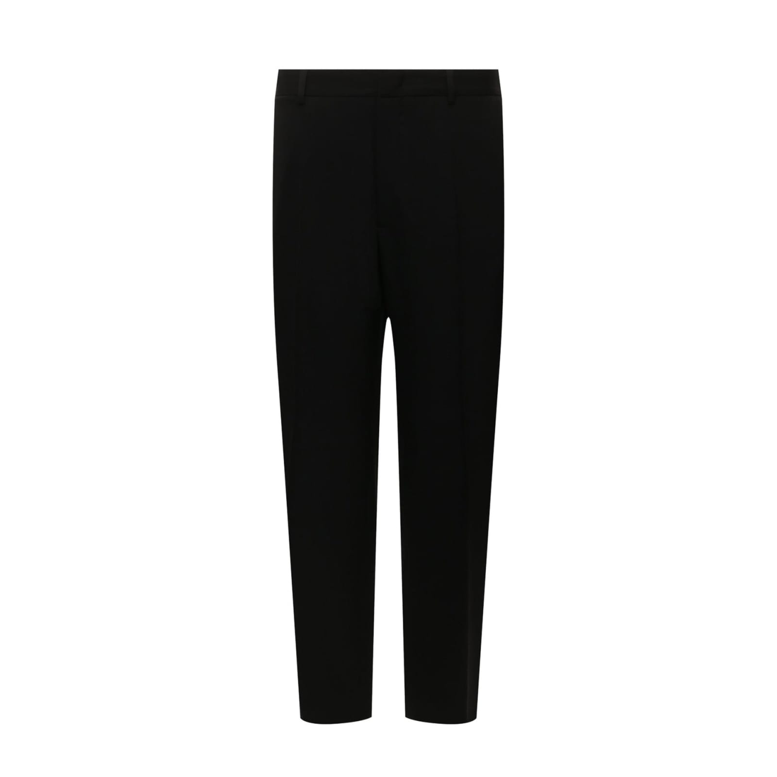 Shop Jil Sander Wool Pants In Black