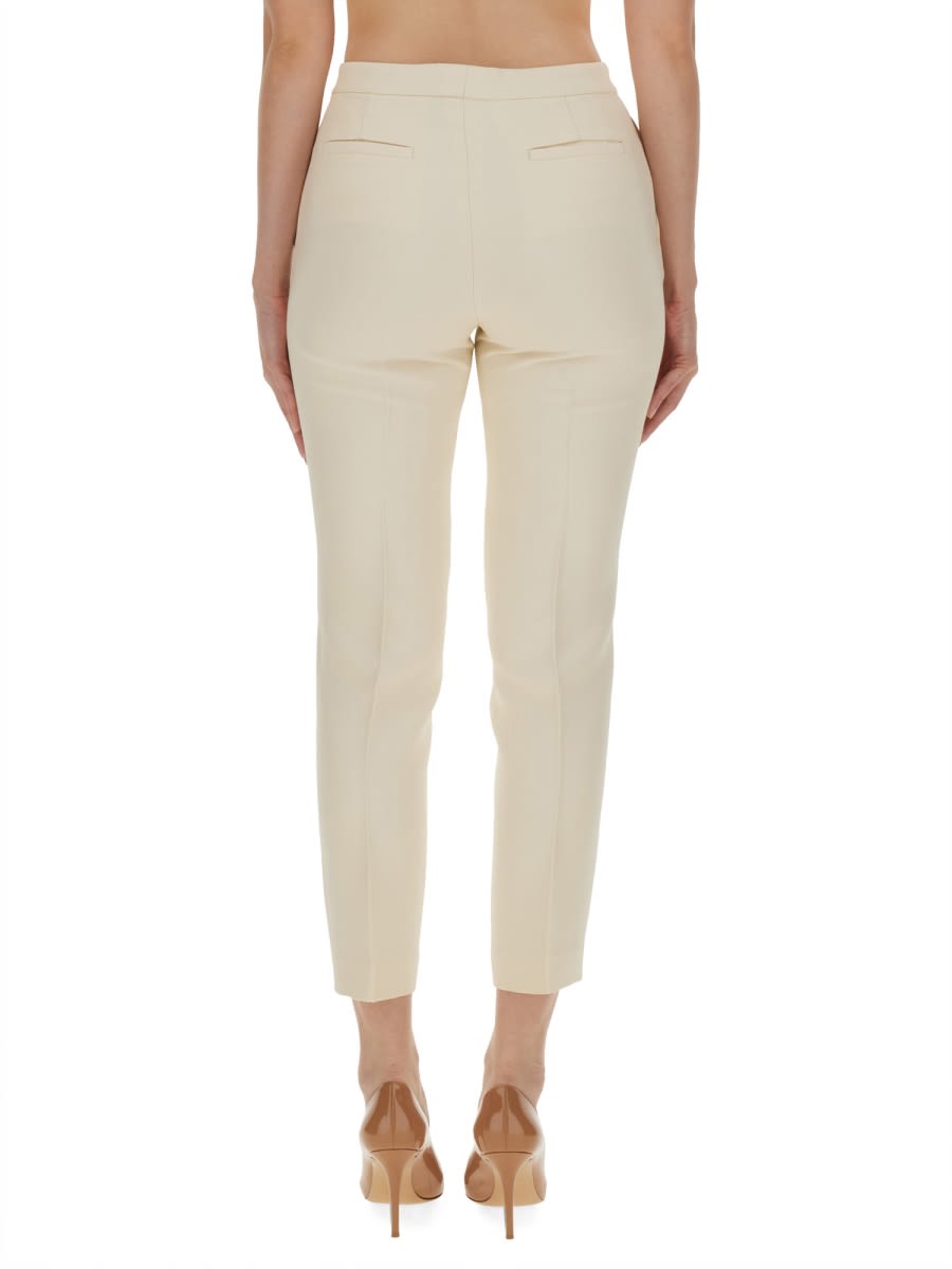 Shop Fabiana Filippi Regular Fit Pants In White