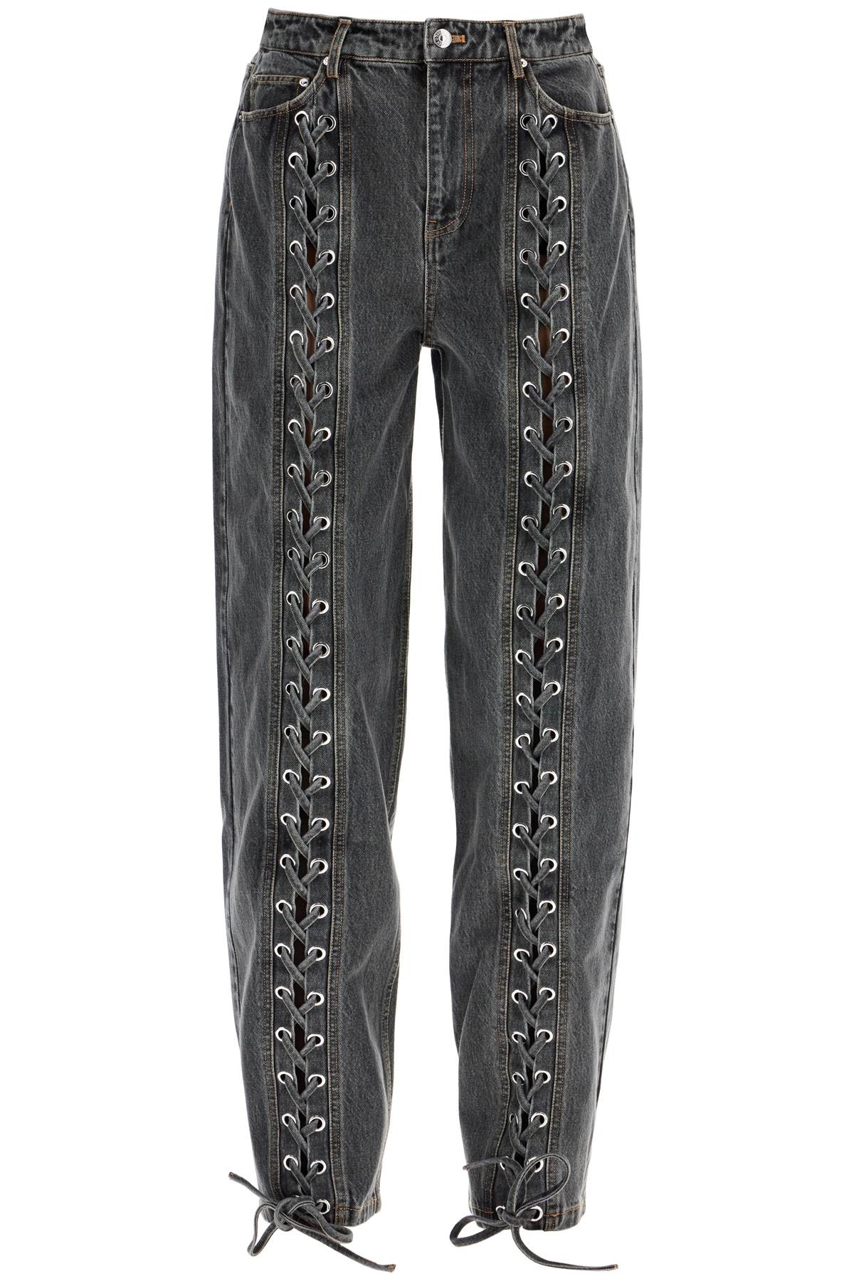 Denim Laced Leg Pant