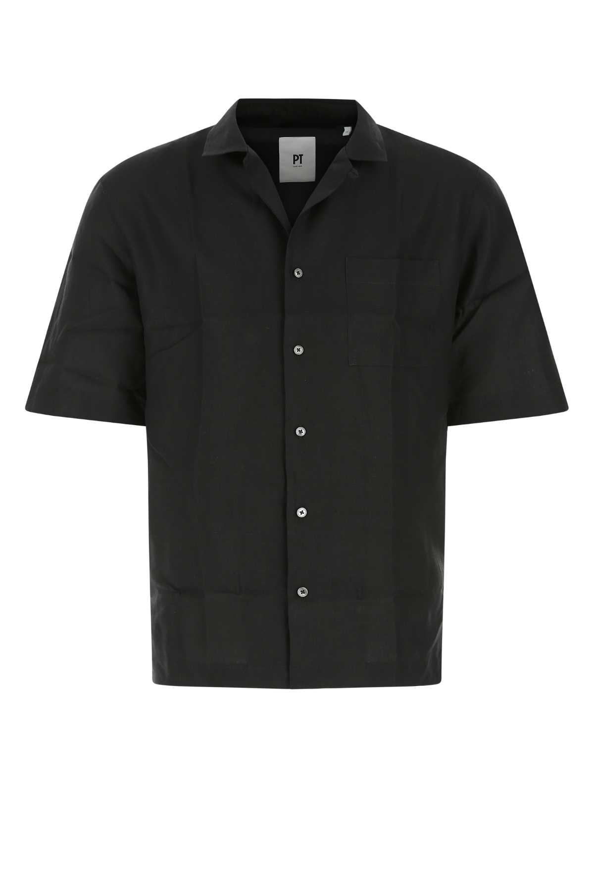 Black Linen Shirt