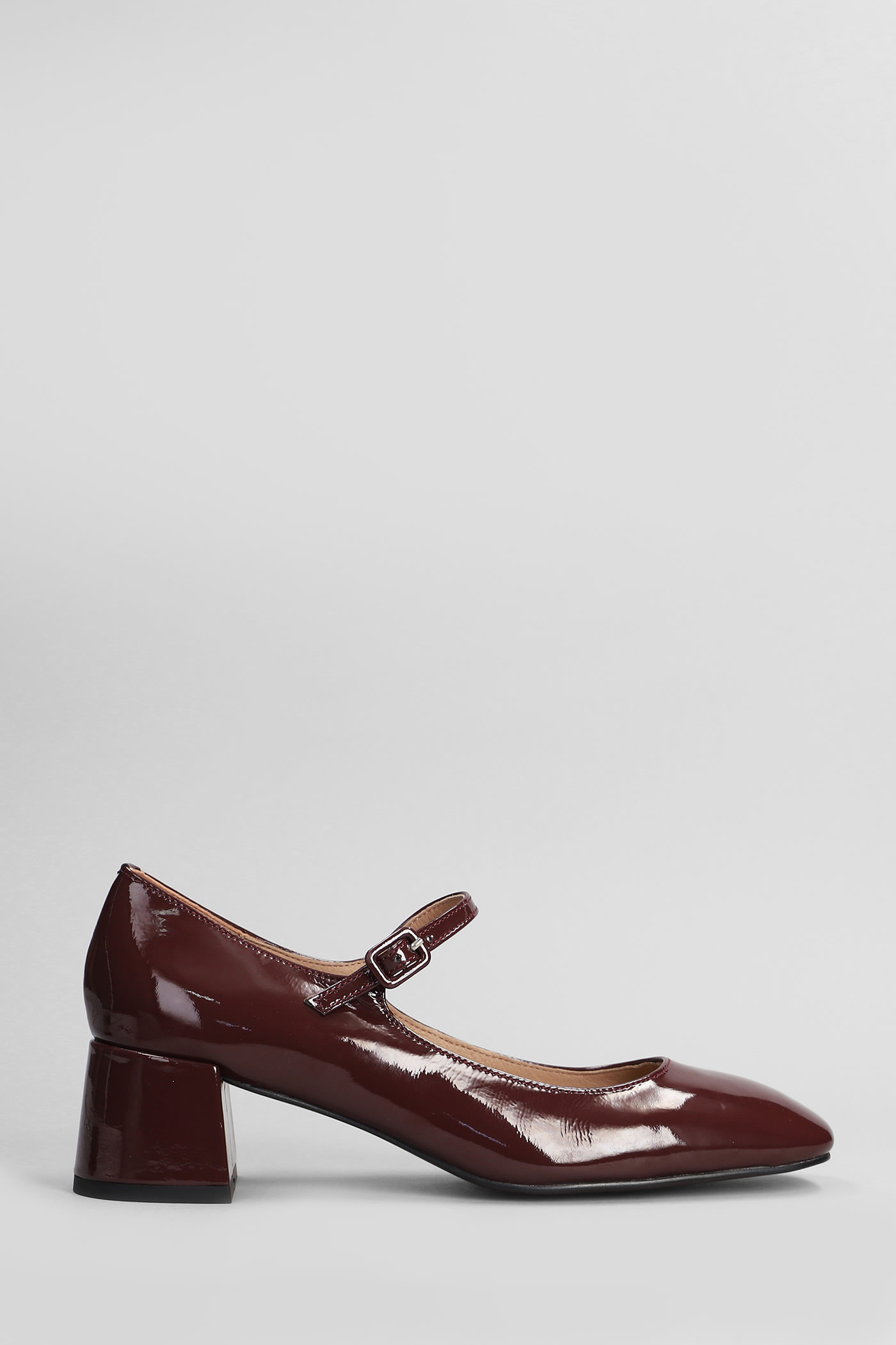 Cardiff Pump 50 Pumps In Bordeaux Patent Leather