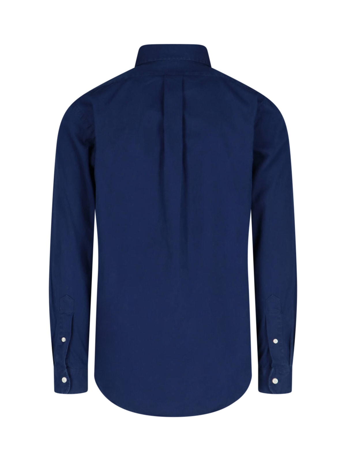 Polo Ralph Lauren Slim Fit Stretch Poplin Shirt In Blue