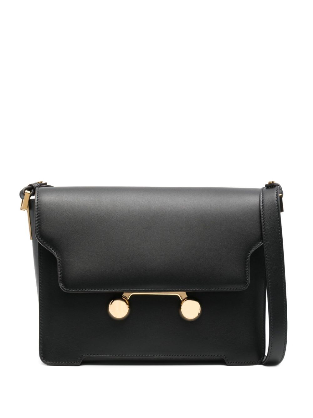 Shop Marni Shoulder Bag Medium In Black