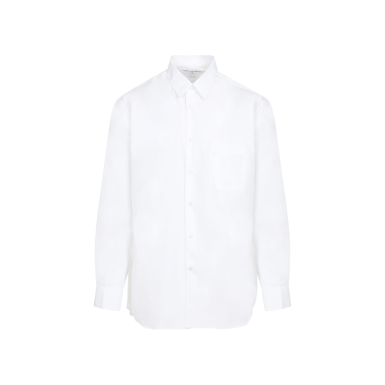 Shop Comme Des Garçons Shirt Comme Des Garçons Cotton Shirt In White