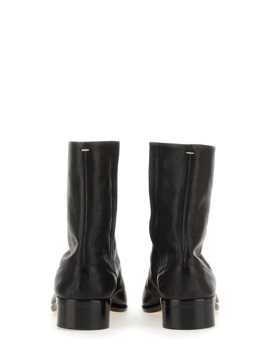 Shop Maison Margiela Tabi Boot In Black