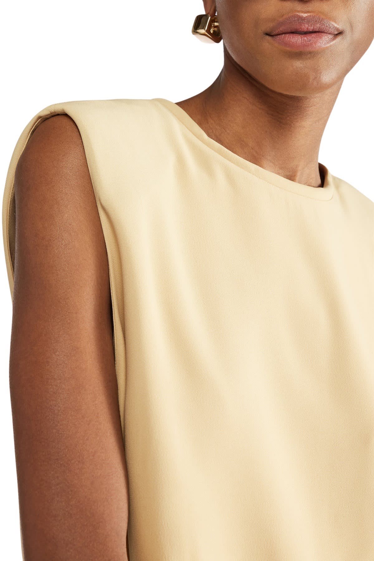 Liviana Conti Blouse With Straps In Miele