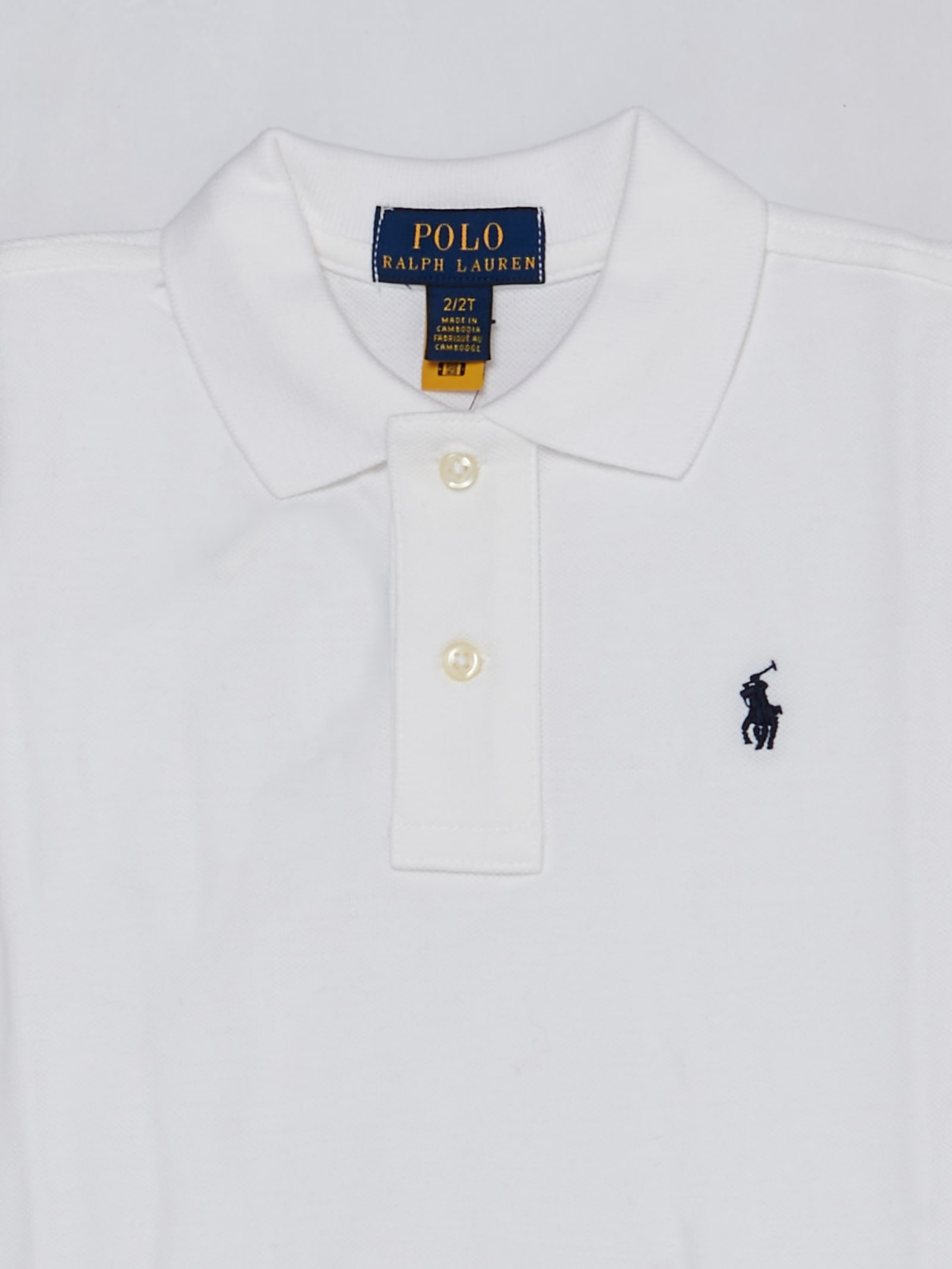 Shop Polo Ralph Lauren Polo Polo In Bianco