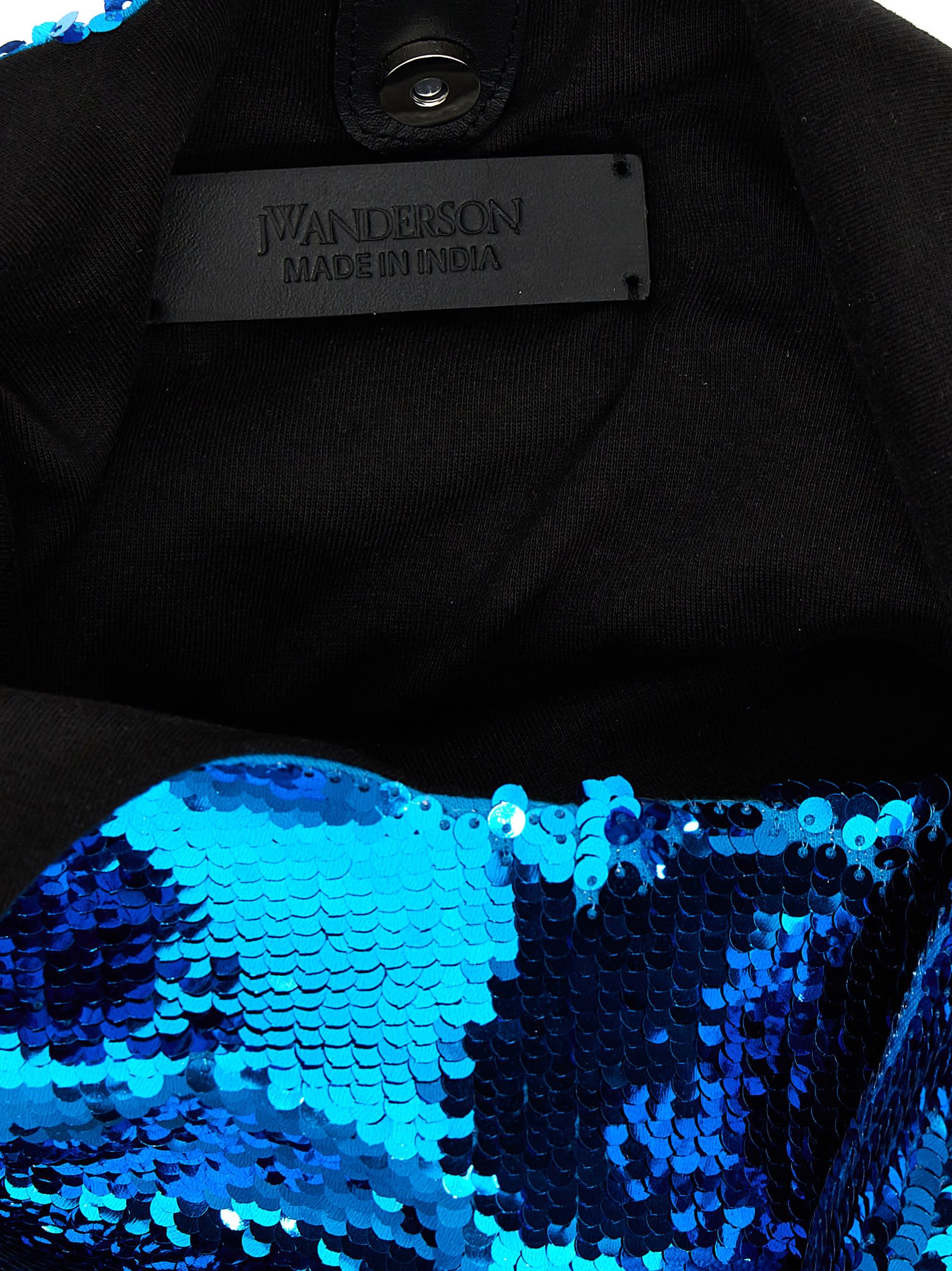 Jw Anderson W Anderson Womens Sequin-embellished Mini Plastic-blend Bag Aqua In Acqua