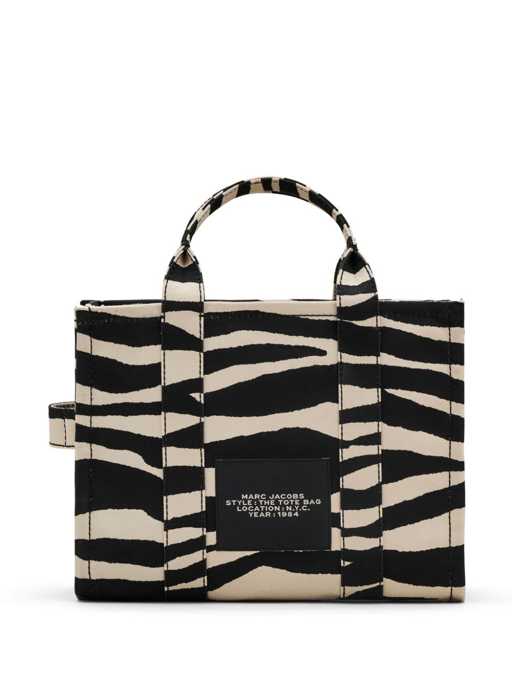 Shop Marc Jacobs The Medium Tote In Black White