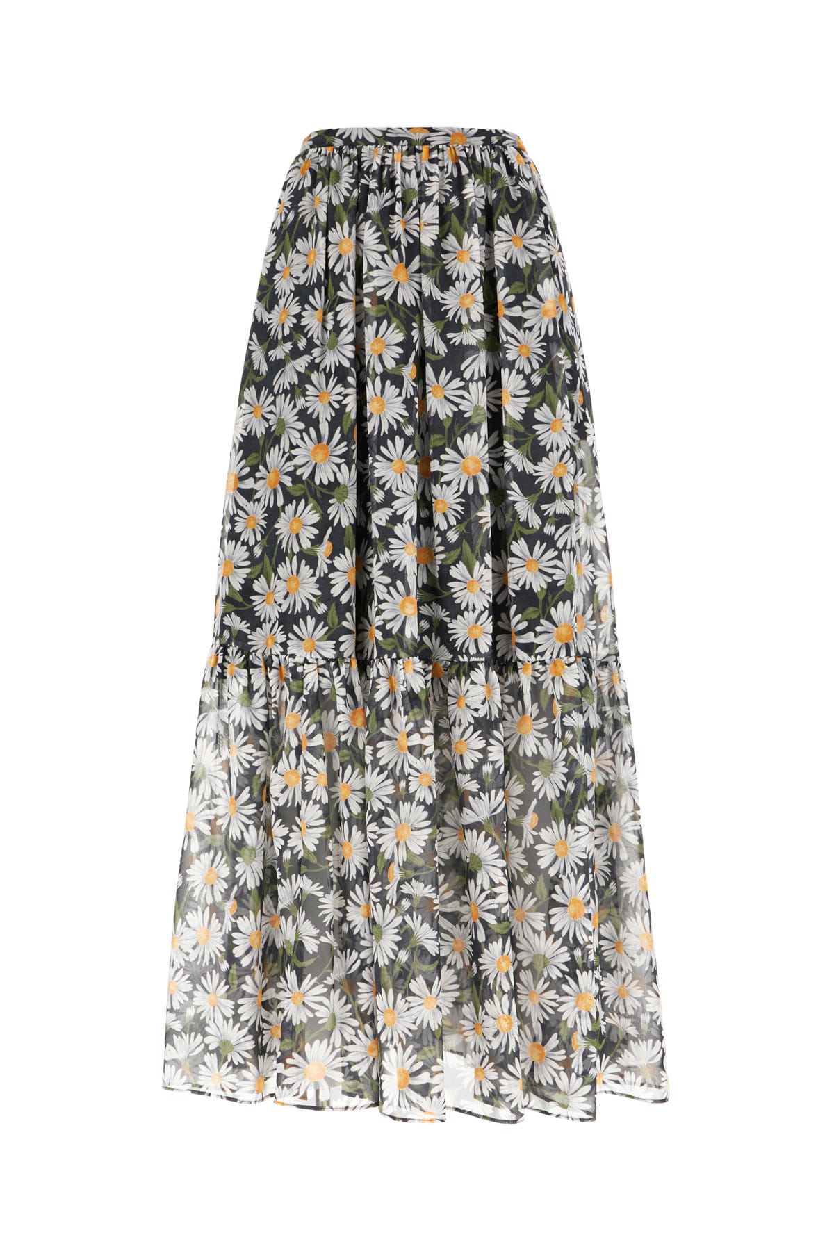 Printed Silk Skirt