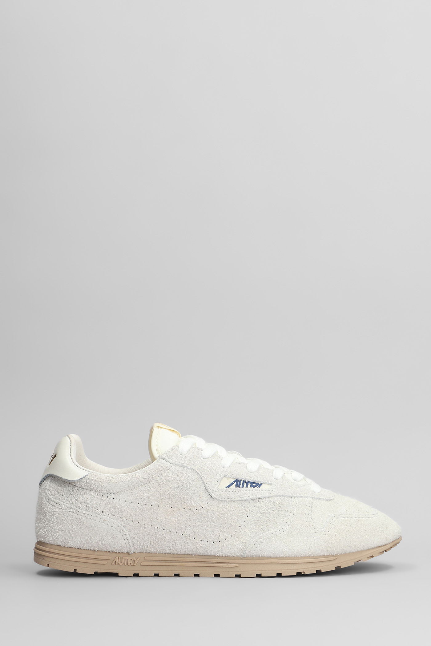 Autry Ivory Suede Windspin Sneakers