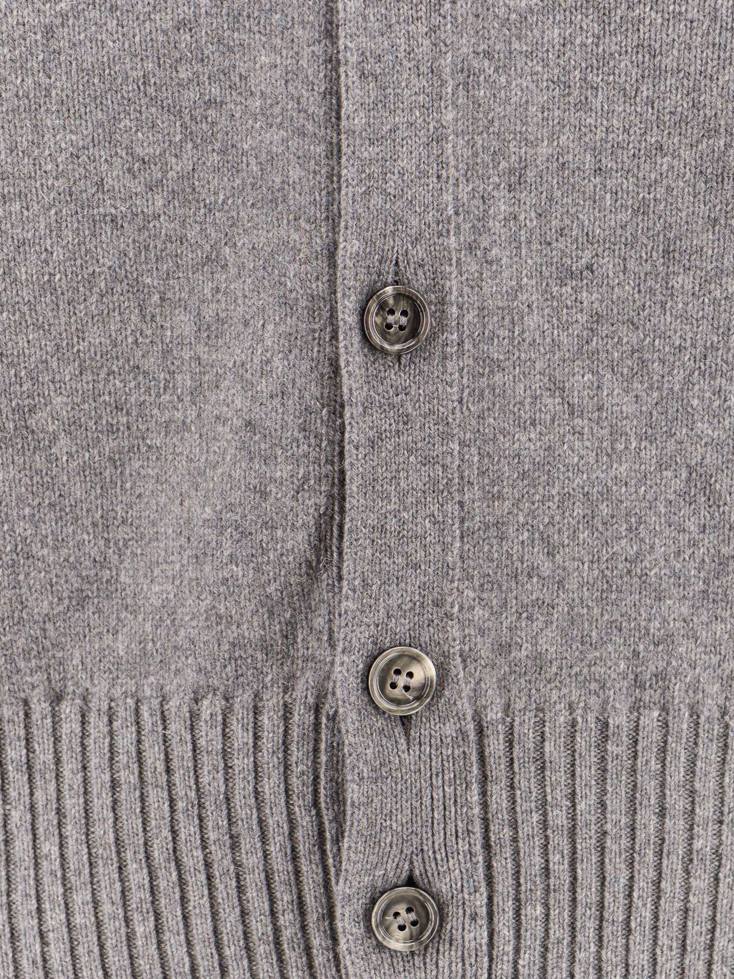 Shop Ami Alexandre Mattiussi Cardigan In Grey