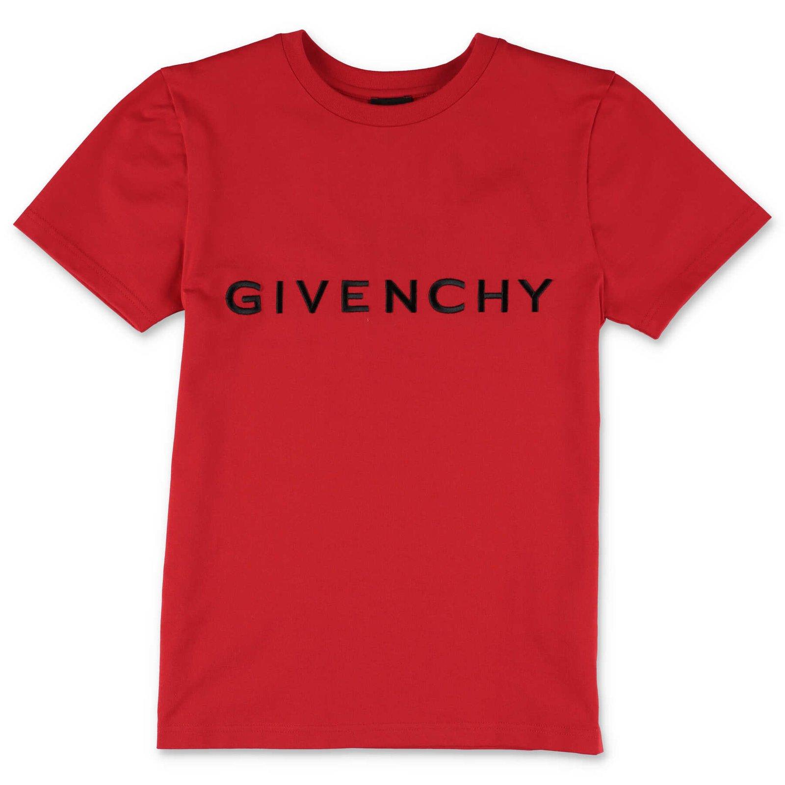 Givenchy Logo Embroidered Crewneck T-shirt