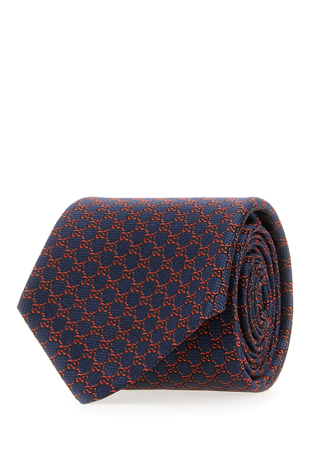 Embroidered Silk Tie