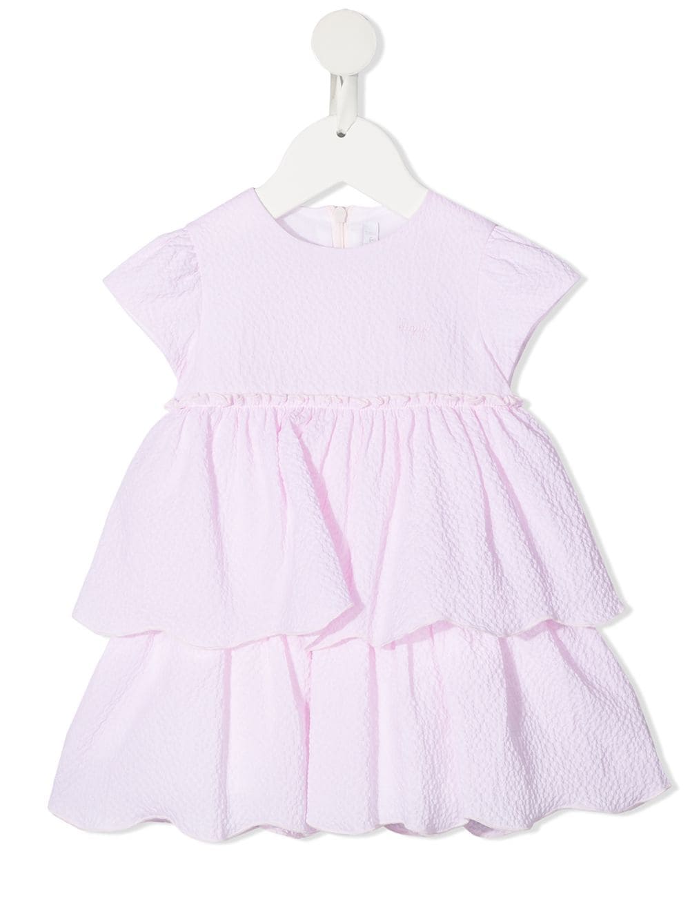 Il Gufo Newborn Pink Dress With Flounces