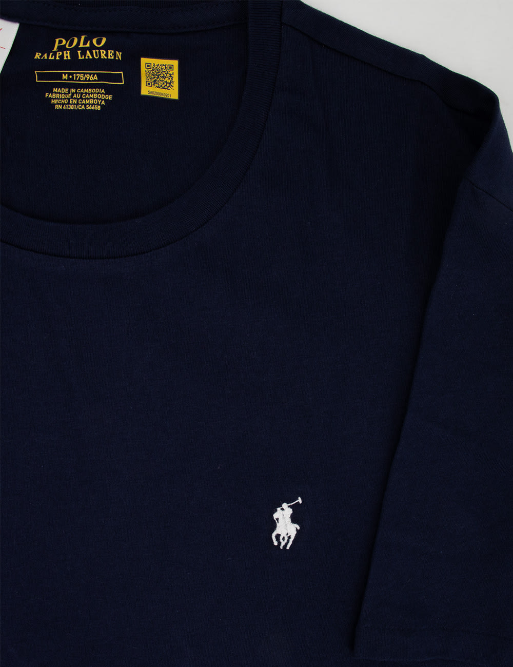 Polo Ralph Lauren Logo-embroidered Knitted T-shirt In Navy
