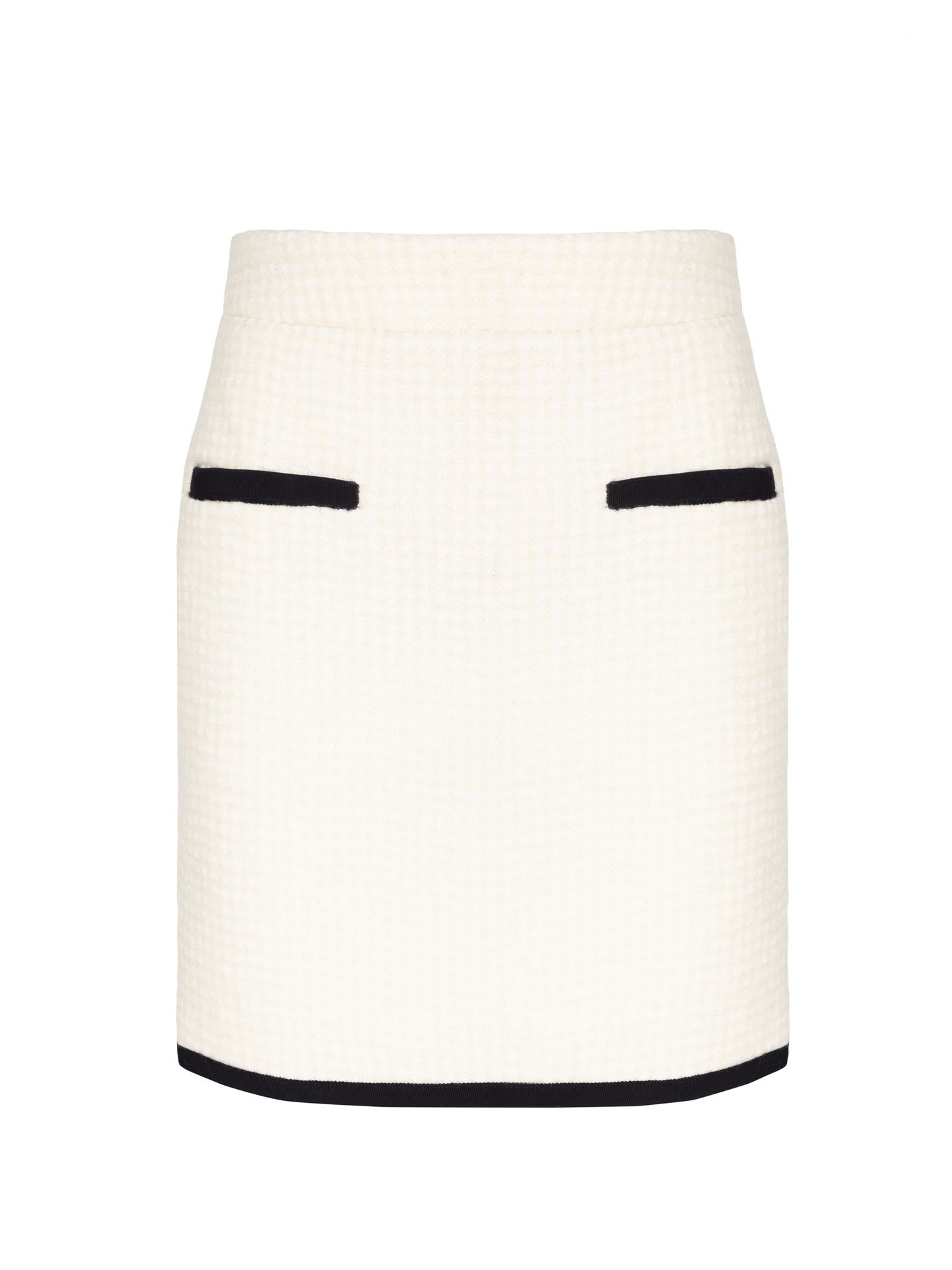 Shop Mvp Wardrobe Moscova Skirt In White/black