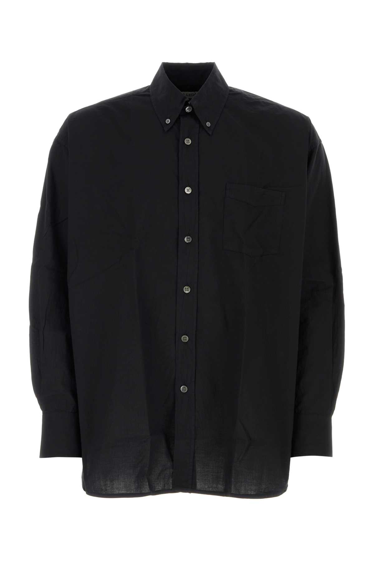 Black Voile Borrowed Bd Shirt