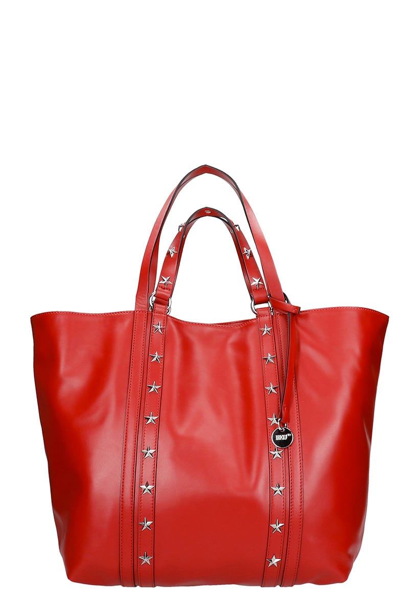 Red Valentino TOTE IN RED LEATHER