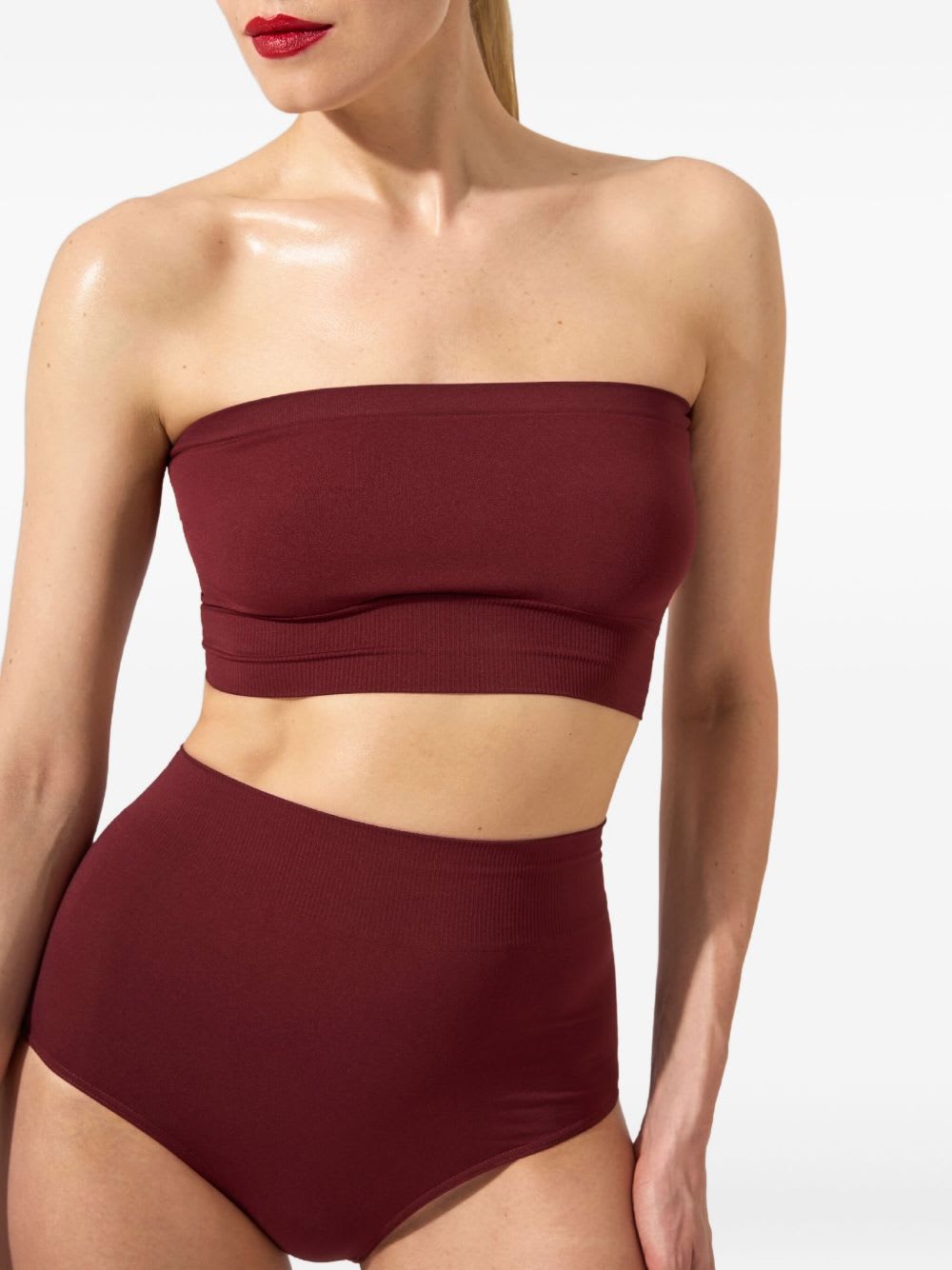 Wolford Seamless Top In Burgundy