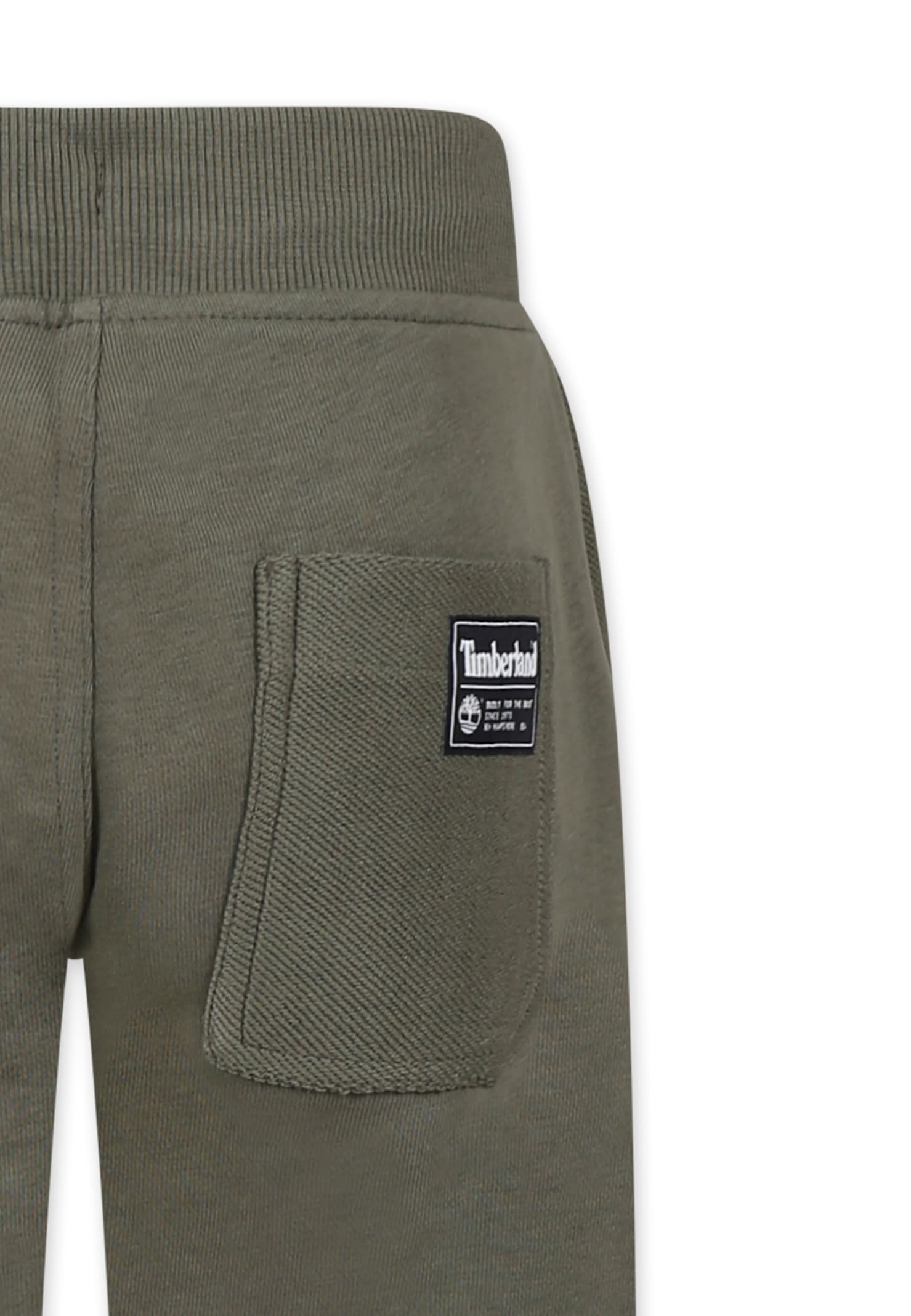 Timberland Black Trousers For Boy With Logo