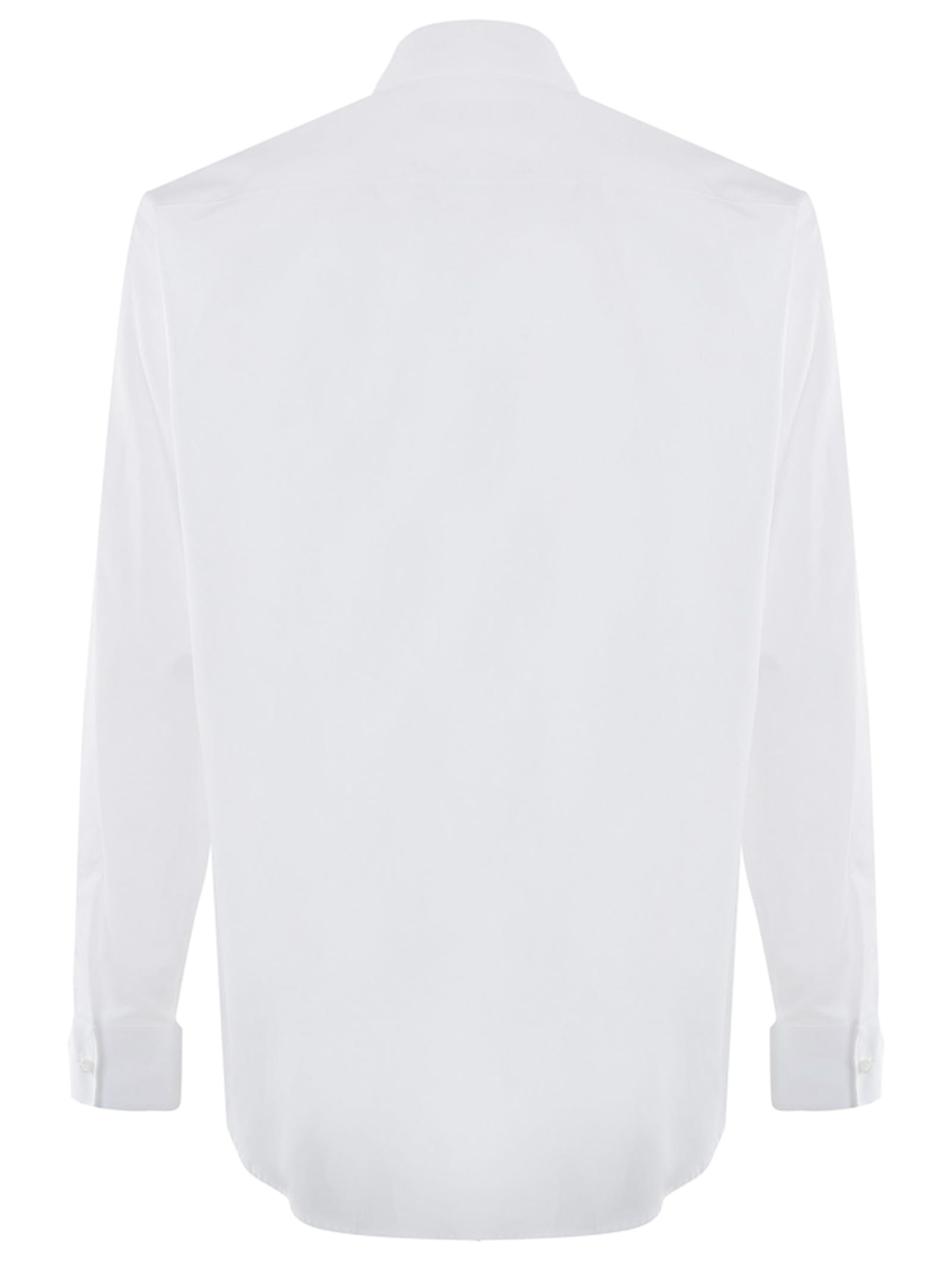 DSQUARED2 COTTON SHIRT WITH CONTRASTING COLOR LOGO